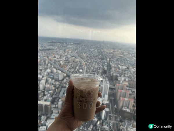 大阪最後一日，飲住咖啡，以Harukas300日落作結係最完...