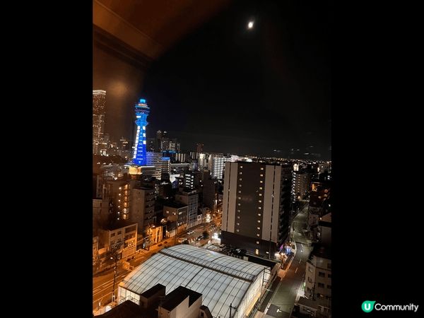 日本大阪逸之彩深層水溫泉酒店天台遠望通天閣