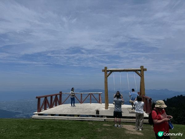 日本香川県観音寺市雲邊寺山頂公園，千秋是打卡一流景點，因為地...