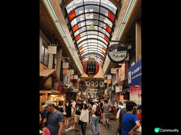 大阪城天守閣是日本之旅必到景點；黑門市場雖然比之前價格貴了，...