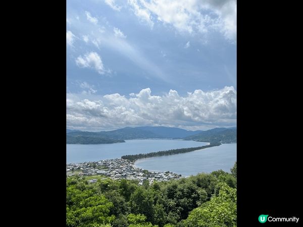 位於京都天橋立，景色優美，上落可以選擇坐吊車或纜車，飽覽天橋...