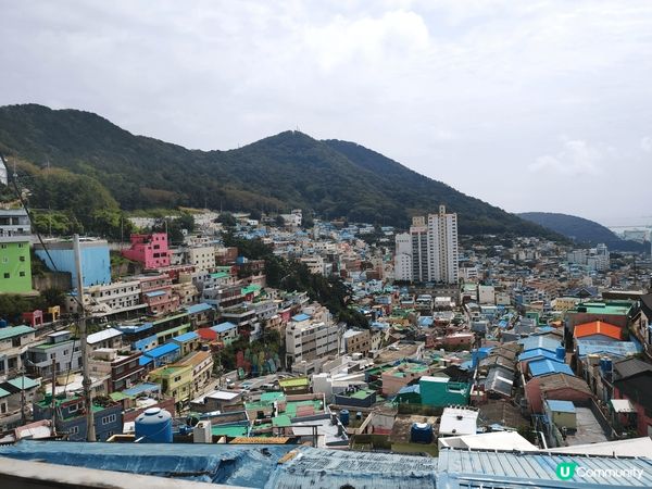 釜山之旅~ 坐了海雲台膠囊列車，去熱門的甘川洞文化村，還見到...