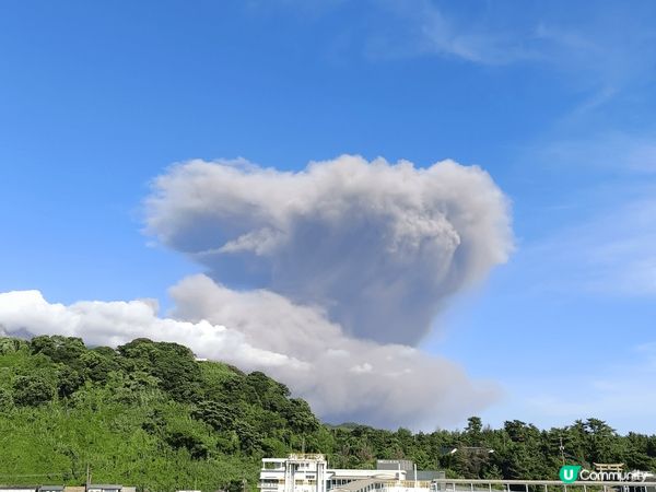九州鹿兒島櫻島火山，如幸運可在櫻島近距離觀看火山爆發，非常壯...