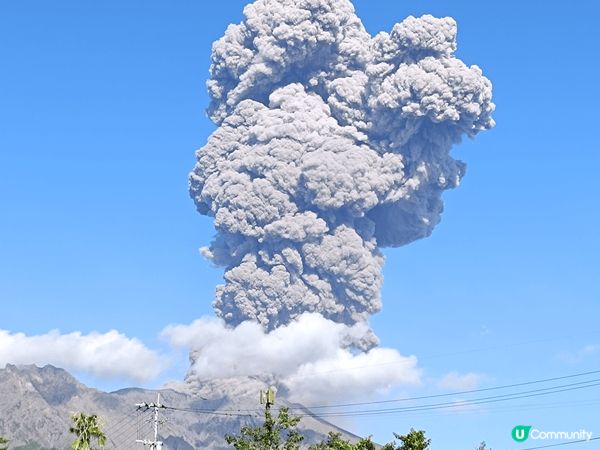九州鹿兒島櫻島火山，如幸運可在櫻島近距離觀看火山爆發，非常壯...