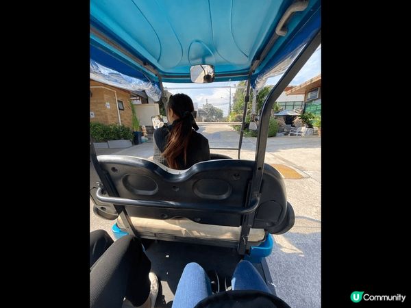 第一次到泰國布吉，首先有golf車接送我地到villa連行李...