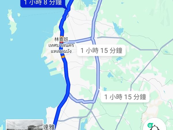 在泰國芭堤雅，我從酒店出發，駕駛電單車前往春武里新景點日本都...