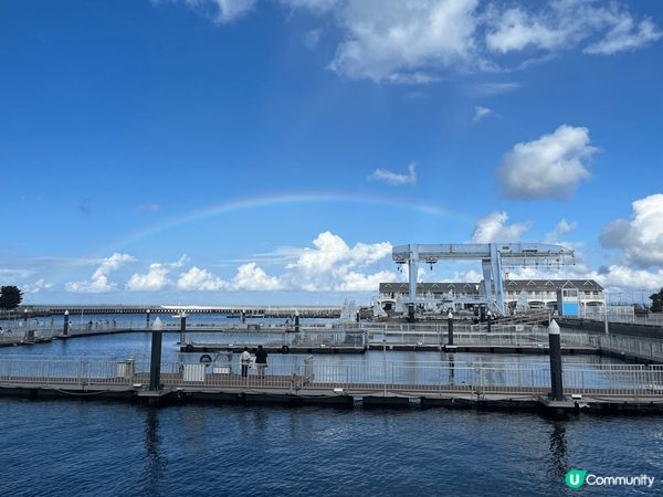 日本橫濱八景島海洋樂園，幸運地一日內見到兩次彩虹，好玩環境靚...