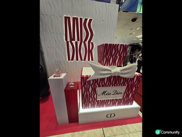 銅鑼灣sogo地面層，Miss Dior有活動，打咭有禮品送...