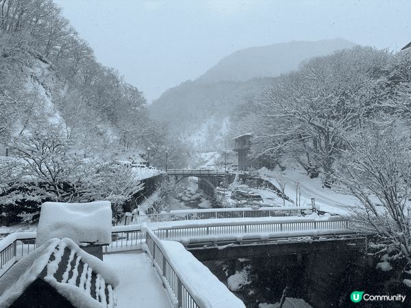 冬天到被譽為天下第一次大的寶川溫泉嘆個暖笠笠的露天溫泉，再回...