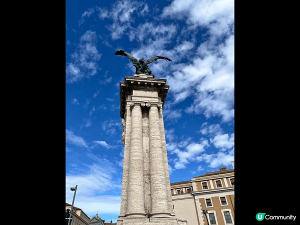 意大利羅馬，充滿歷史與文化資產的城市，藍天白雲，風景優美，尤...