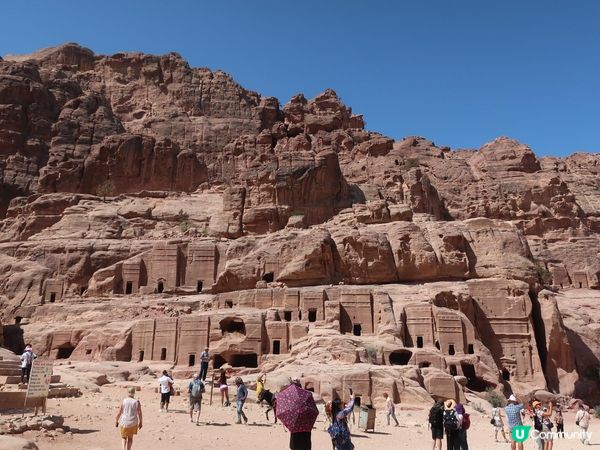 約旦佩特拉古城（Petra) - 世界七大古蹟之一