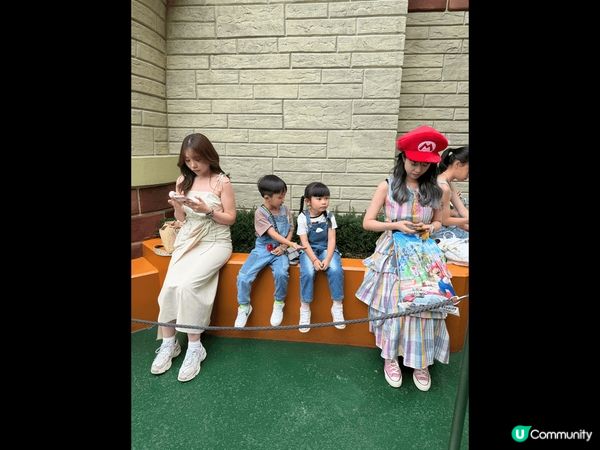 日本環球影城 Mario …當日好好天，係Mario 玩下食...