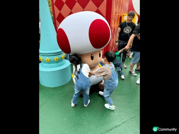 日本環球影城 Mario …當日好好天，係Mario 玩下食...