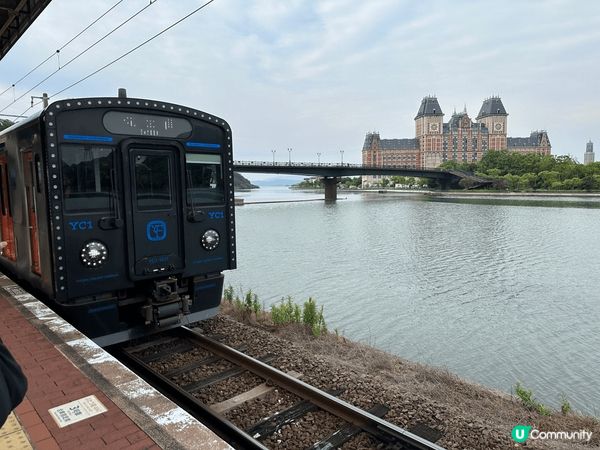 以上圖片展示了我和伴侶在日本九州的美好回憶，包括豪斯登堡城堡...
