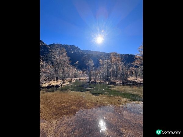 上高地景色優美怡人，海天一色的景緻，令人目不暇給，非常值得大...