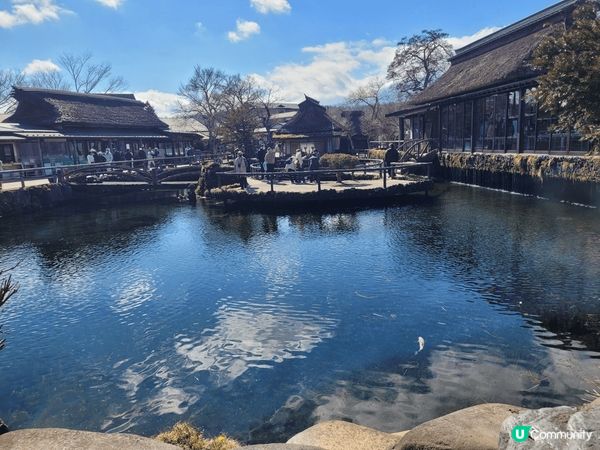 河口湖中的忍野八海十分推薦，倒影的富士下十分漂亮