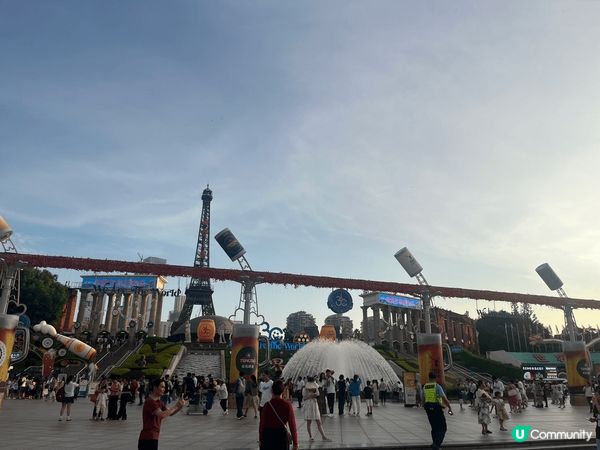 深圳世界之窗歐陸小鎮，內有特色歐陸建築風格