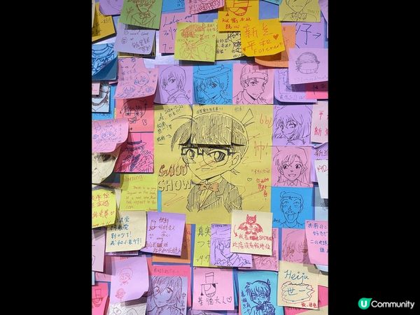 柯南迷必定不能錯過的柯南展覽，有好多高手用顏色筆就能畫得傳神...