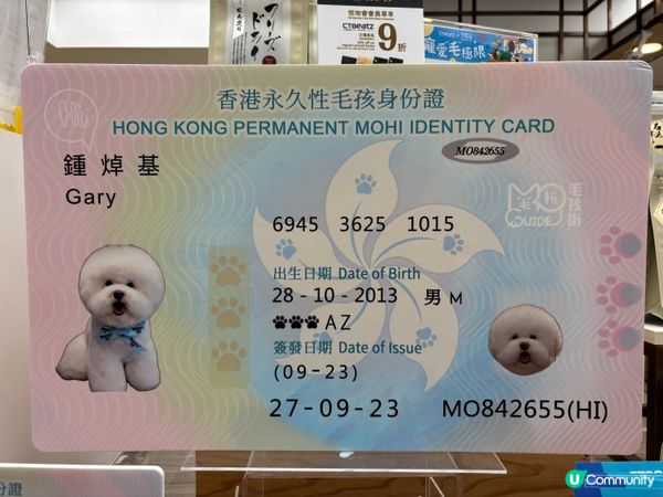 小狗也有身份證