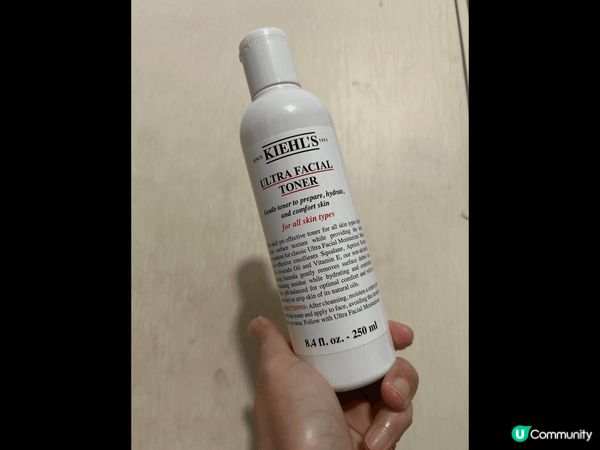 之前一直用開Kiehl’s, 轉季開始皮膚乾就會用佢呢枝爽膚...
