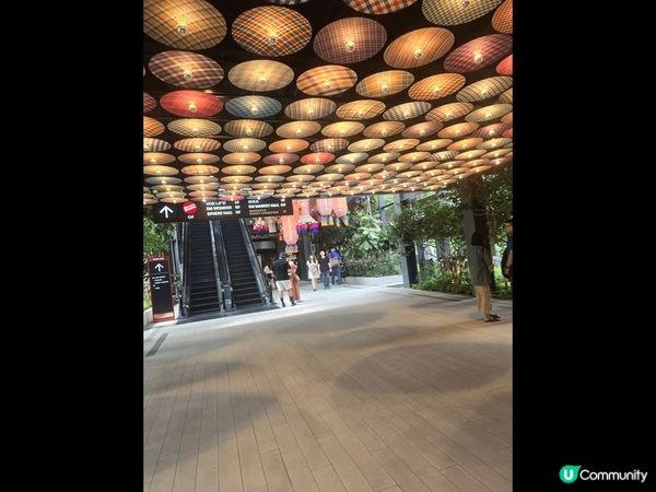 曼谷新商場Emsphere, 由BTS行過去已係兩邊綠植物，...