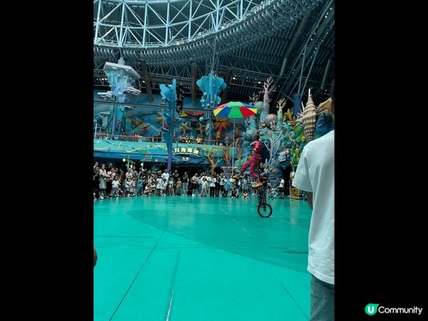 珠海長隆飛船樂園不怕日曬雨淋好去處、港車兩小時直達～兩大兩細...