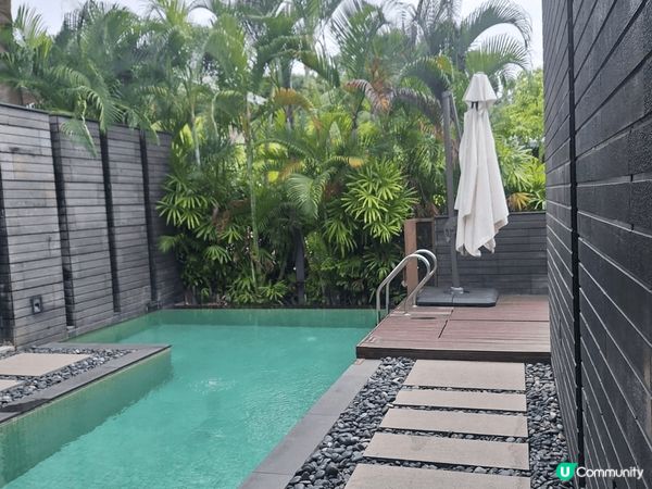 深圳藍楹灣獨立泳池房間，附近還有好美味的免費中式早餐，都只係...