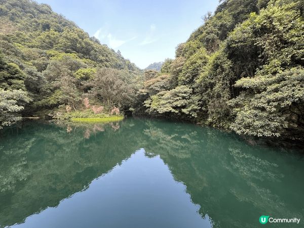 清遠古龍峽的瀑布景色壯觀