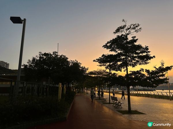 分別在粉嶺青衣欣澳，睇日落不錯的選擇