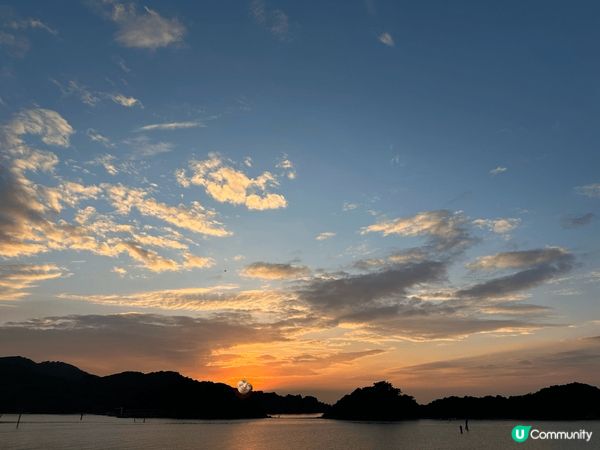 分別在粉嶺青衣欣澳，睇日落不錯的選擇