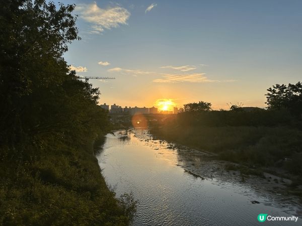 分別在粉嶺青衣欣澳，睇日落不錯的選擇