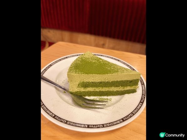 綠茶控必食之選，放假就放肆一下。Komeda 咖啡店?綠茶t...