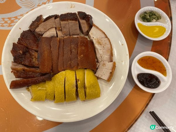 譚仔三哥腩肉蝦餅砂砂湯米線,嘉年華酒樓燒味拼盤(切雞,乳豬,...