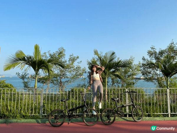 週末去屯門踩單車，去到志和街，剛好日落?? 超級靚！ 單車路...