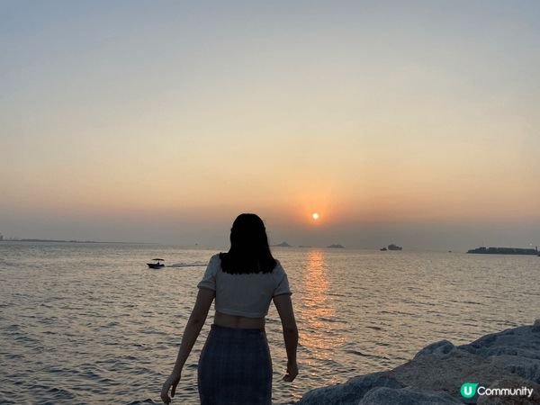 週末去屯門踩單車，去到志和街，剛好日落?? 超級靚！ 單車路...