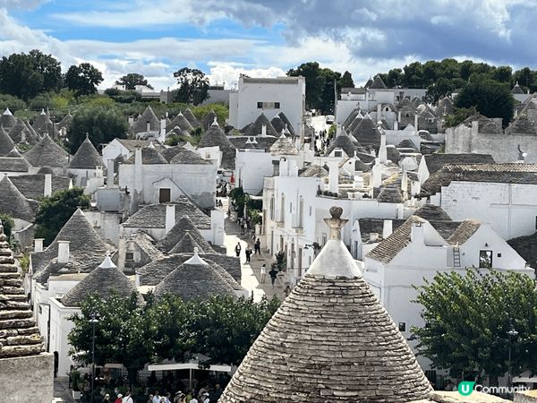 可愛的蘑菇村Alberobello, 位於意大利的南部的Pu...