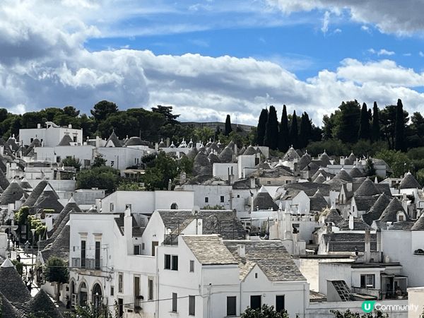 可愛的蘑菇村Alberobello, 位於意大利的南部的Pu...