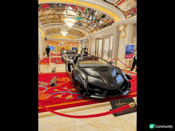 澳門永利皇宮名車展，款款都超級靚，全球限量，只係得幾格，買唔...