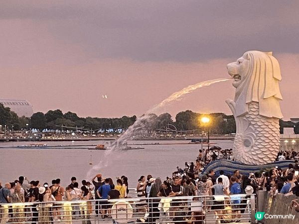 新加坡之魚尾獅公園，每位遊客必到的打卡景點，無論仼何位置、角...