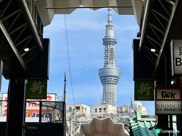 晴空塔：可以俯瞰整個東京