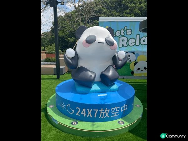 陪小朋友到恐龍公園放電時, 路經帝都酒店途中, 見到這幾隻配...