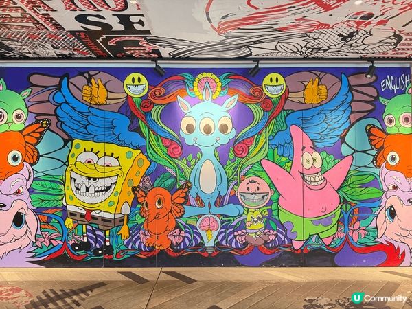 以上係K11 museum，這商場打卡位很多，很多很有色彩的...