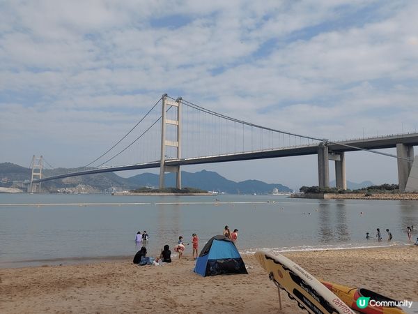 #打卡點, 馬灣東灣泳灘, 風景優美, 可以一邊漫步長灘一邊...