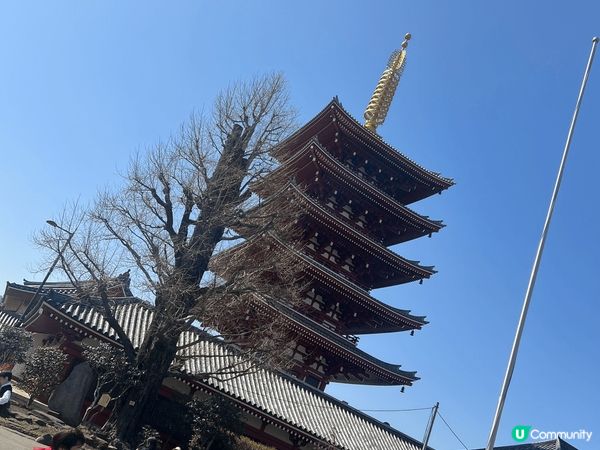 東京淺草站淺草雷門寺的日與夜，有很多店鋪給遊客購物及吃東西！...