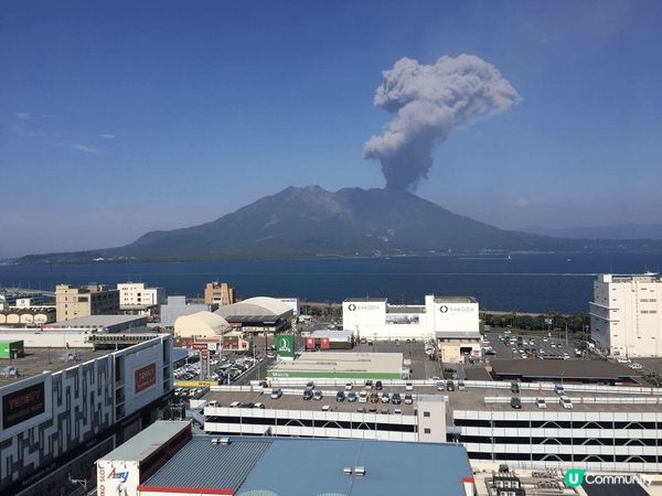 相片 1 - 攝於日本鹿兒島，見證火山爆發的時刻