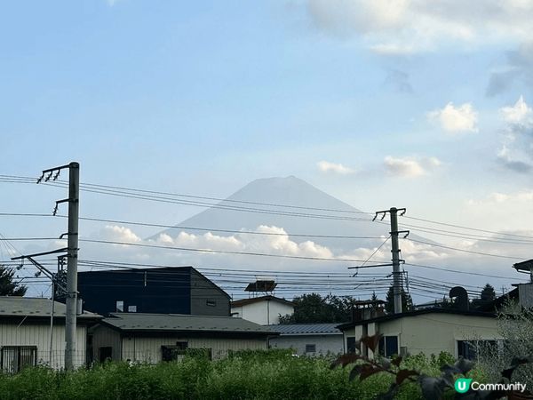 日本東京遊，幸運看到富士山，立即拍下珍貴一刻。