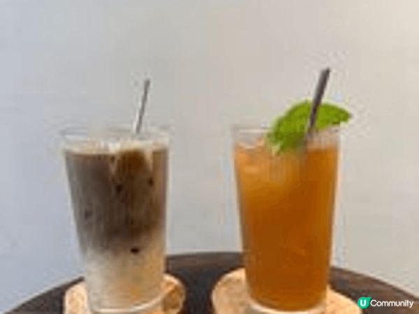 這是大圍的老去茶事，食物和飲品以茶作中心的fusion，味道...