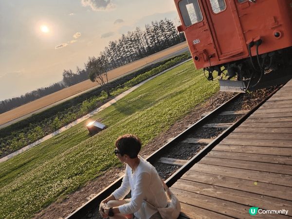 北海道帶廣幸福駅，黃昏美景份外怡人，感覺很舒服，喜愛的景點👍...