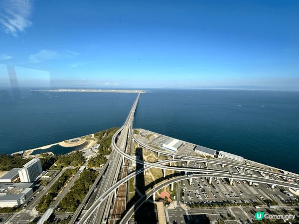 看著大阪關西機場的美景，感覺非常放鬆自在，這裡就是位於大阪機...