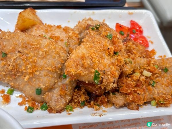 大快活椒鹽豬柳餐